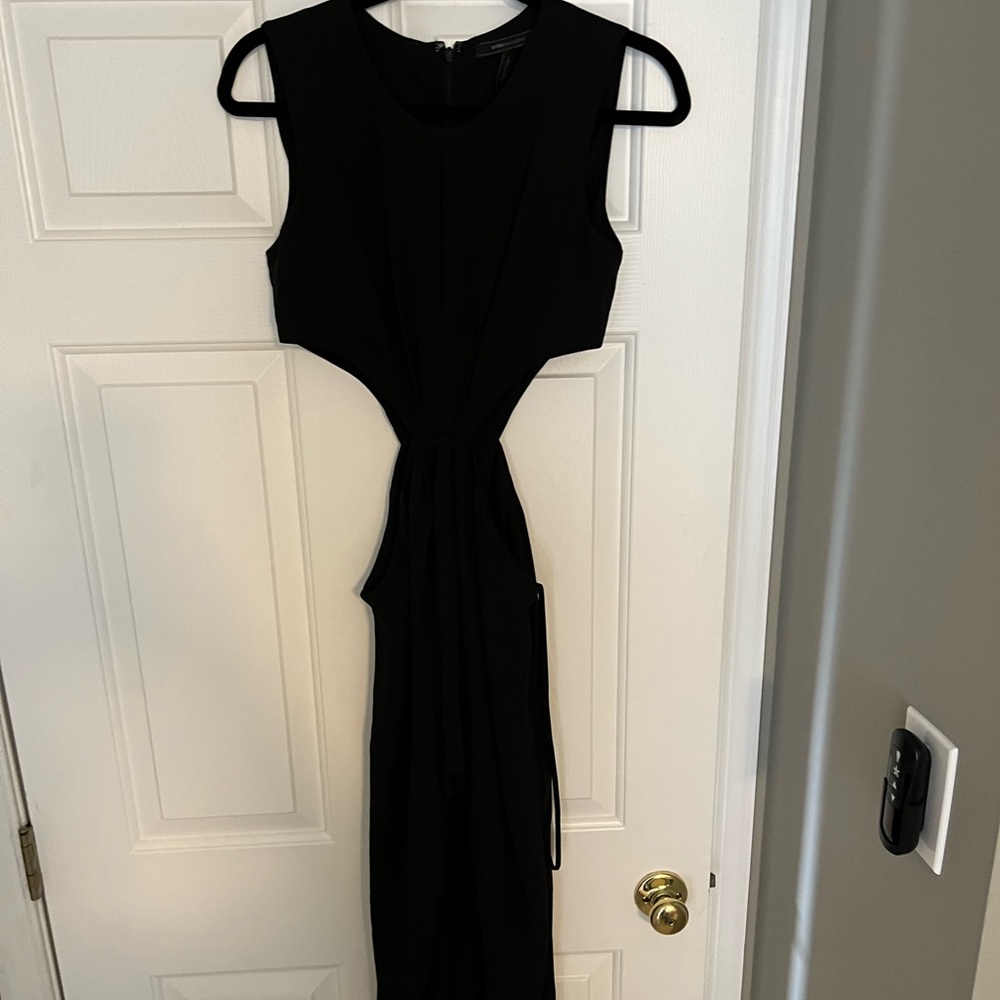 BCBG Black Cut-Out Dress